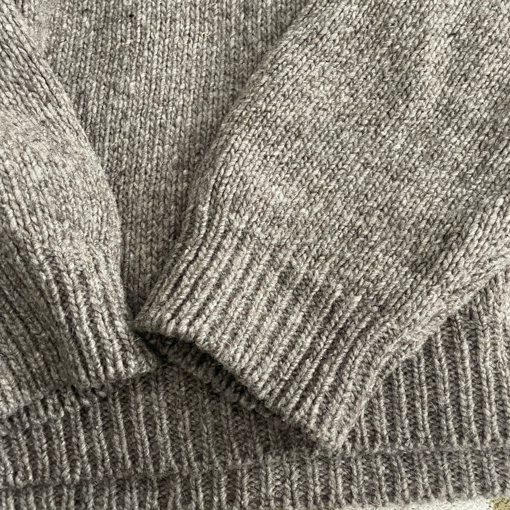 Babaa Men’s Jumper No17 Wool Turtleneck Sweater Dark Mist - Picture 7 of 15